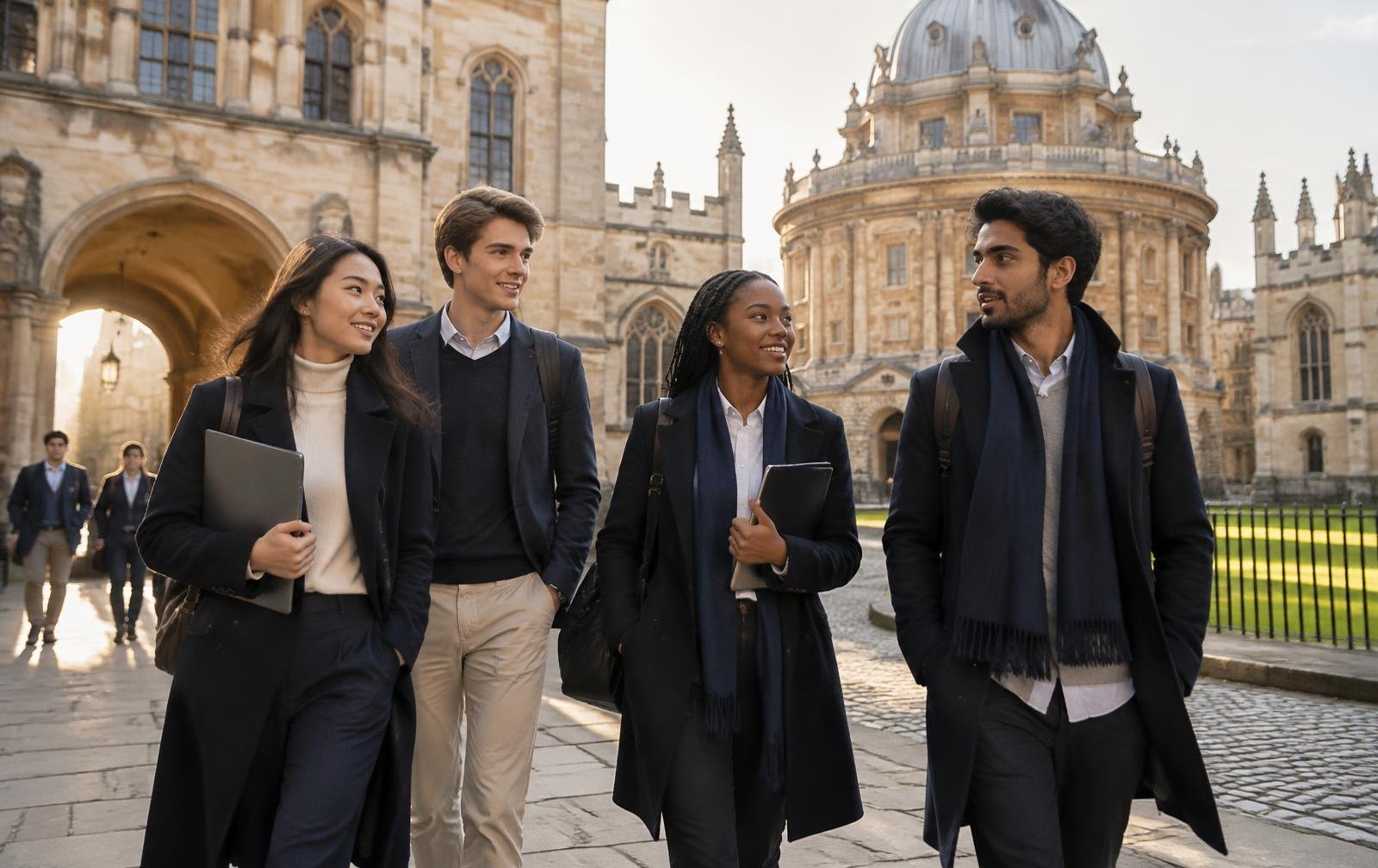 International students at university